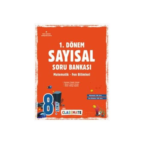 Okyanus Yayınları 8. Sınıf Classmate 1. Dönem Sayısal Soru Bankası