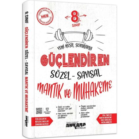 Ankara 8.Sınıf Sözel Sayısal Mantık Muhakeme Güçlendiren Soru Bankası