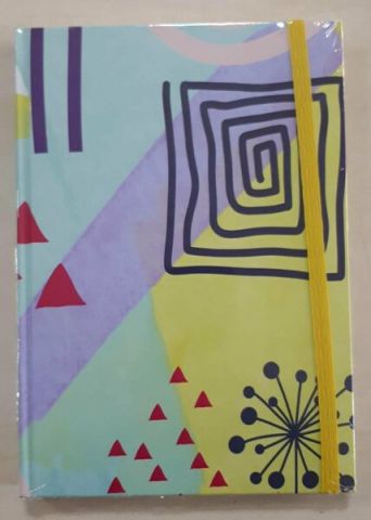 Lizy Collection  Kuşe Kapak 96 Ypr Çiz.Kenarı Renkli Şekilli Desenli Defter