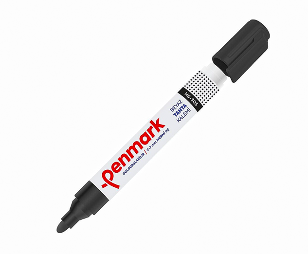 Penmark HS-1100-03 Ecoplus Beyaz Tahta Kalemi - Siyah