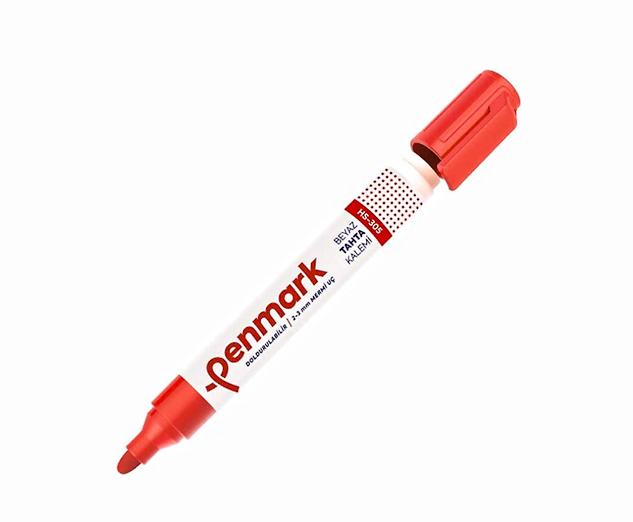 Penmark HS-1100-03 Ecoplus Beyaz Tahta Kalemi - Kırmızı