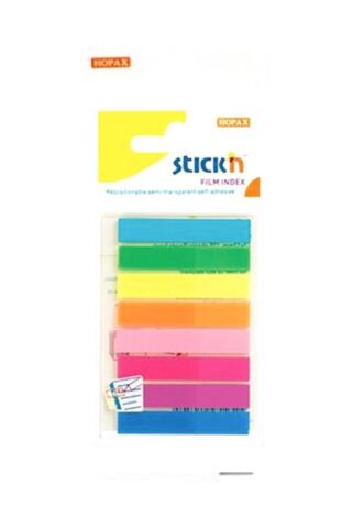 Stickn 45x8 Neon 8 Renk Film Ayraç 20 Yaprak