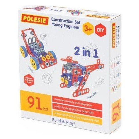Polesie Oyuncak Tasarım Parçası Mucit 91 Element