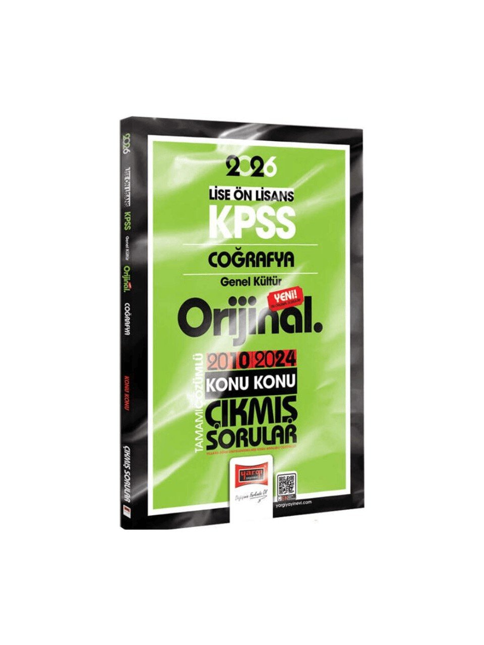 Yargı Yayınları 2026 KPSS Lise-Önlisans Coğrafya Orijinal 2010-2024 Konu Konu Çıkmış Sorular