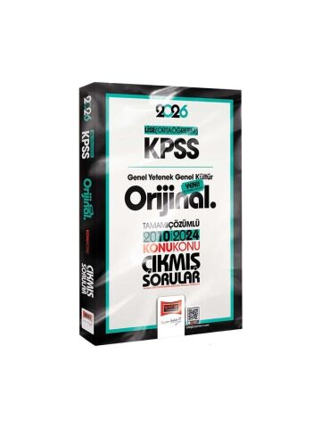 Yargı Yayınları 2026 KPSS Lise-Ortaöğretim GK-GY Orijinal 2010-2024 Konu Konu Çıkmış Sorular