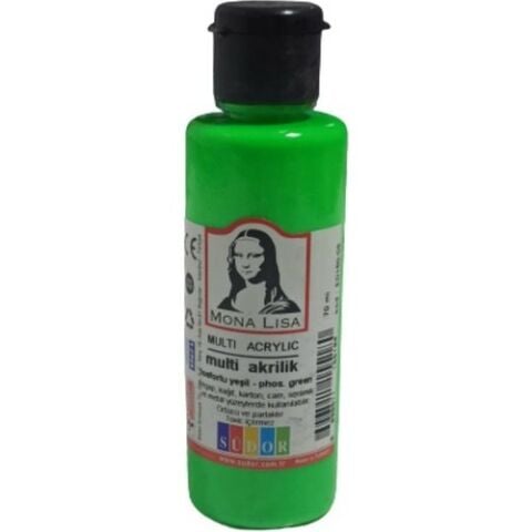 Südor Monalisa Multi Akrilik Boya Fosforlu Yeşil 70Ml