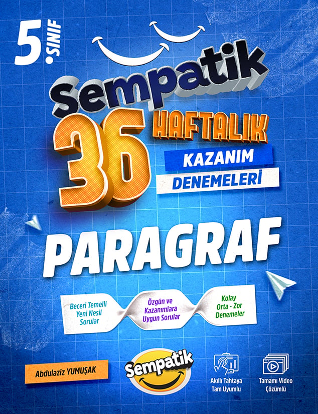 Ünlüler Karması 5. SINIF SEMPATİK PARAGRAF 36 HAFTALIK KAZANIM DENEMELERİ