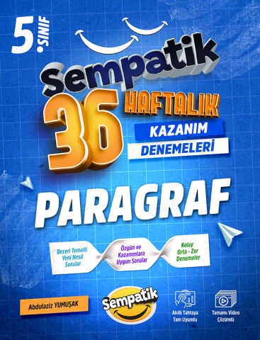 Ünlüler Karması 5. SINIF SEMPATİK PARAGRAF 36 HAFTALIK KAZANIM DENEMELERİ