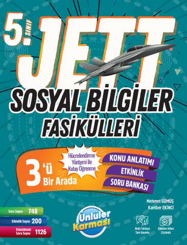 Ünlüler Karması 5. SINIF JETT SOSYAL BİLGİLER FASİKÜLLERİ
