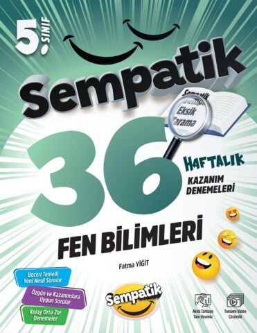 Ünlüler Karması 5. SINIF SEMPATİK FEN BİLİMLERİ 36 HAFTALIK KAZANIM DENEMELERİ