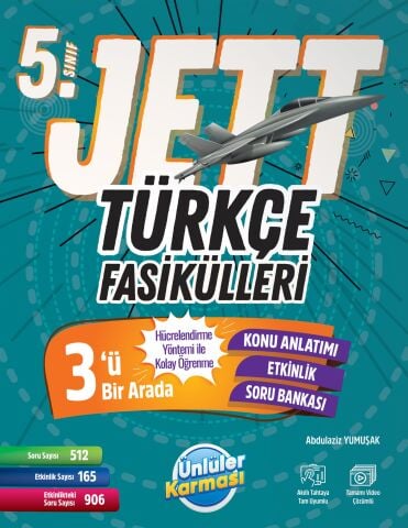 Ünlüler Karması 5. SINIF JETT TÜRKÇE FASİKÜLLERİ