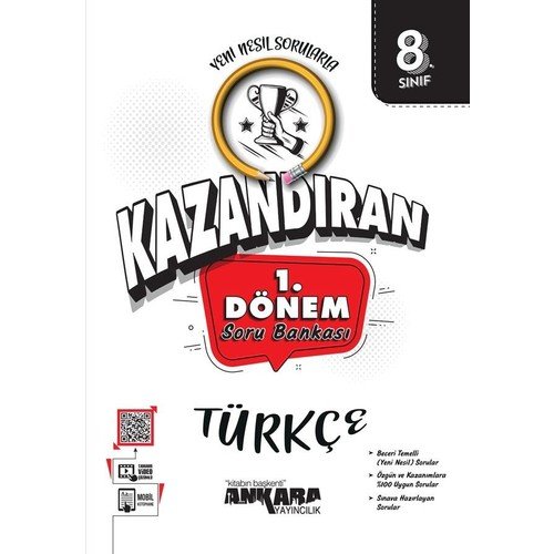 Ankara Yayıncılık 8. Sınıf LGS Türkçe 1. Dönem Soru Bankası