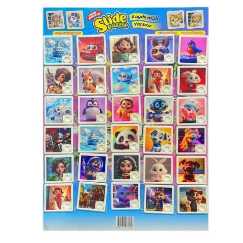 Altıntaş Kaydırmalı Plastik Mini Puzzle 6x6 (1 Adet)