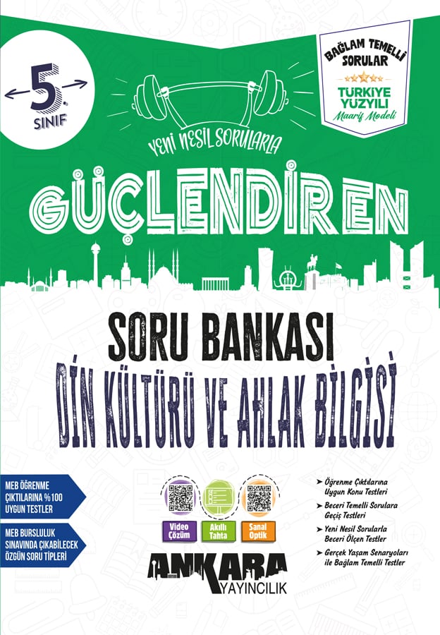 ANKARA YAY. 5.SINIF GÜÇ. DİN KÜLTÜRÜ VE AHLAK BİL.SORU BANKA