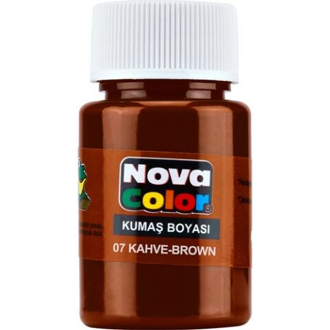 NOVA COLOR KUMAŞ BOYA BOYASI KAHVE
