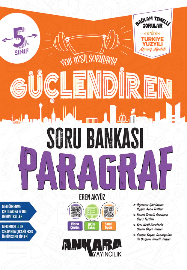 ANKARA YAY. 5.SINIF GÜÇ. PARAGRAF SORU BANKASI 2027