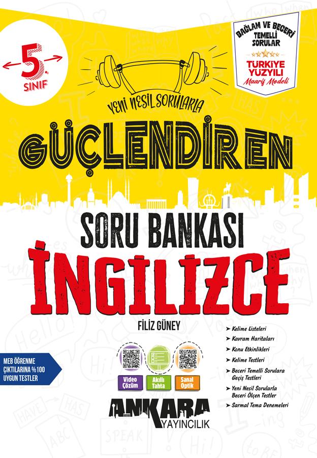 ANKARA YAY. 5.SINIF GÜÇ. İNGİLİZCE SORU BANKASI 2027