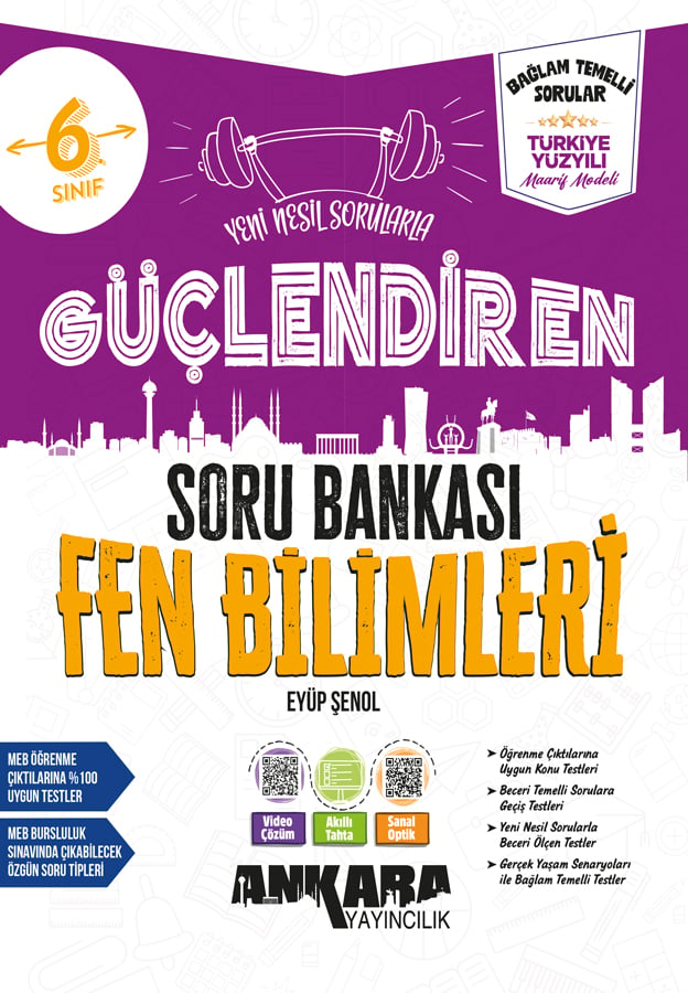 ANKARA YAY. 6.SINIF GÜÇ. FEN BİLİMLERİ SORU BANKASI 2027