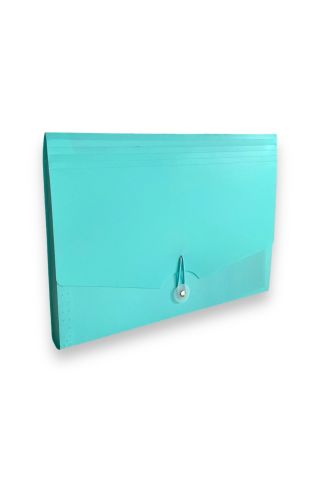 Maxx Cy-9654 Bölmeli Körüklü Dosya 13 Bölmeli - Pastel Yeşil