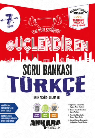 ANKARA YAY. 7.SINIF GÜÇ. TÜRKÇE SORU BANKASI 2027