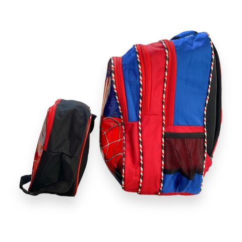 Gülce Spıderman 3 Bölmeli İlkokul Sırt Çantası + Beslenme Çantası  Kod:13799