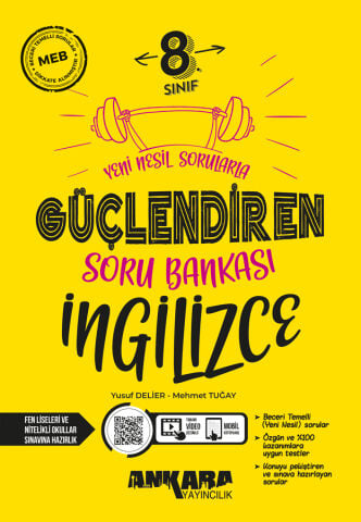 ANKARA YAY. 8.SINIF GÜÇ. İNGİLİZCE SORU BANKASI