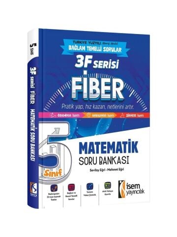 İsem Yayınları 5.Sınıf Fiber Matematik Soru Bankası