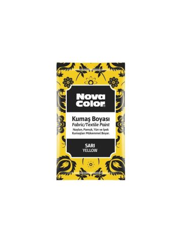 NOVA COLOR KUMAŞ BOYA BOYASI SARI