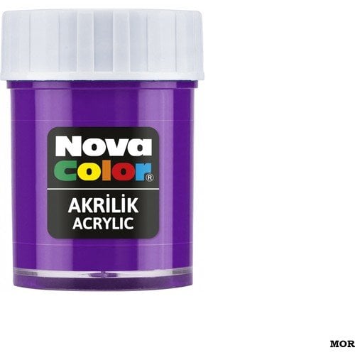 NOVA COLOR AKRİLİK BOYA MOR 30 CC