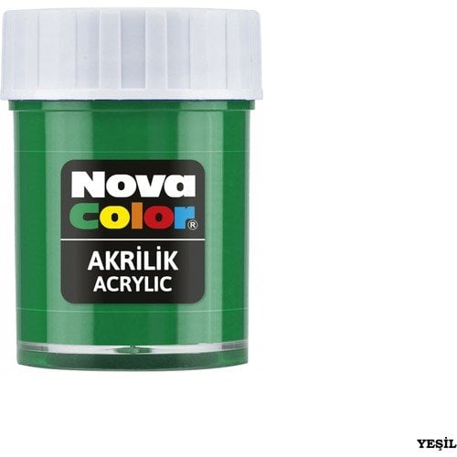 NOVA COLOR AKRİLİK BOYA YEŞİL 30 CC