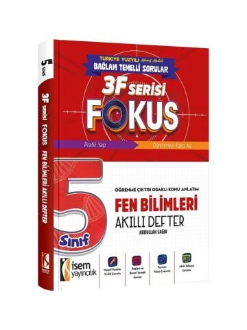 İsem Yayınları 5.Sınıf Fokus Fen Bilimleri Akıllı Defter