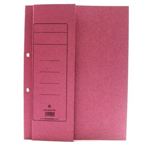 Alemdar Yarım Kapak Karton Dosya - Pembe 1.Kalite