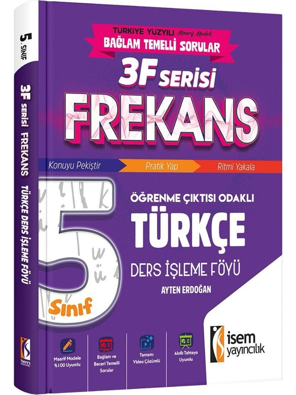 İsem Yayınları 5.Sınıf Frekans Türkçe Ders İşleme Föyü