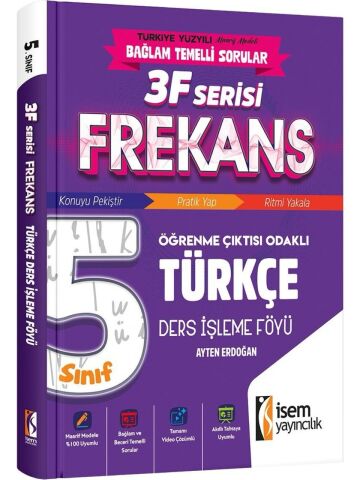 İsem Yayınları 5.Sınıf Frekans Türkçe Ders İşleme Föyü