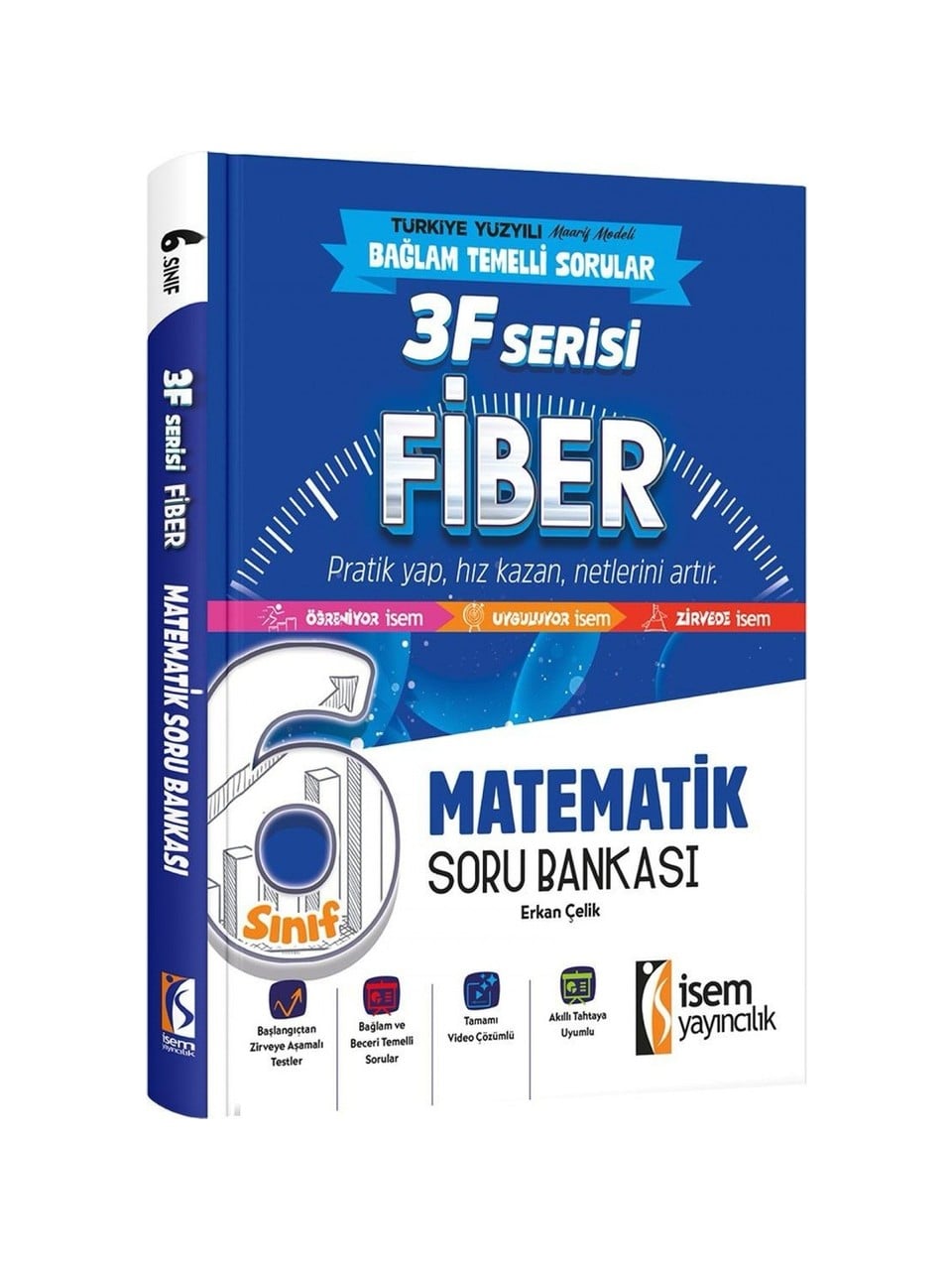 İsem Yayınları 6.Sınıf Fiber Matematik Soru Bankası