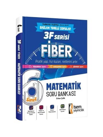 İsem Yayınları 6.Sınıf Fiber Matematik Soru Bankası