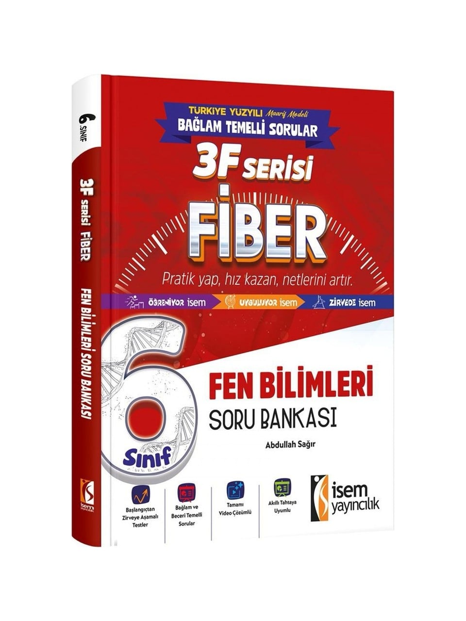 İsem Yayınları 6.Sınıf Fiber Fen Bilimleri Soru Bankası