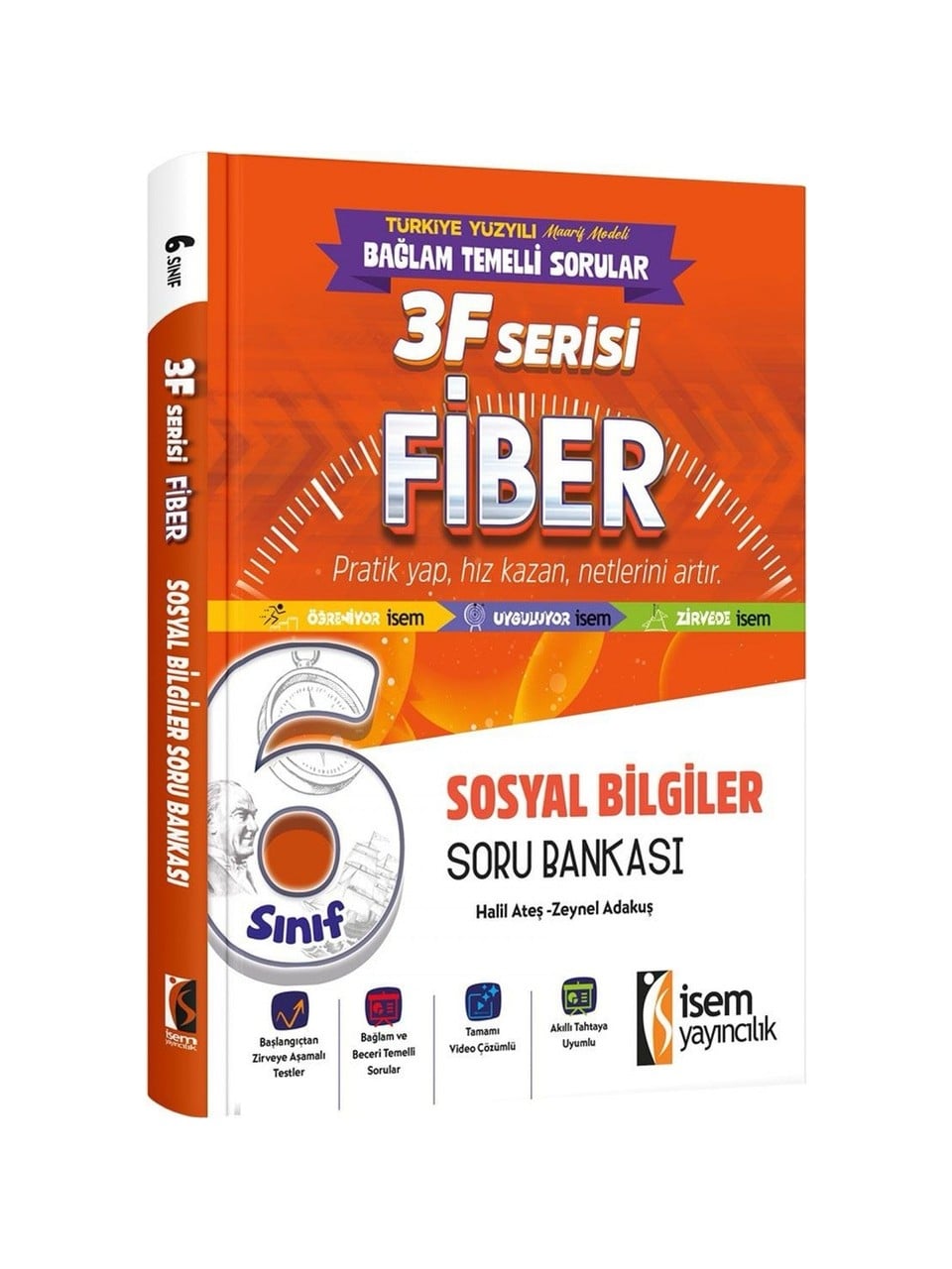 İsem Yayınları 6.Sınıf Fiber Sosyal Bilgiler Soru Bankası