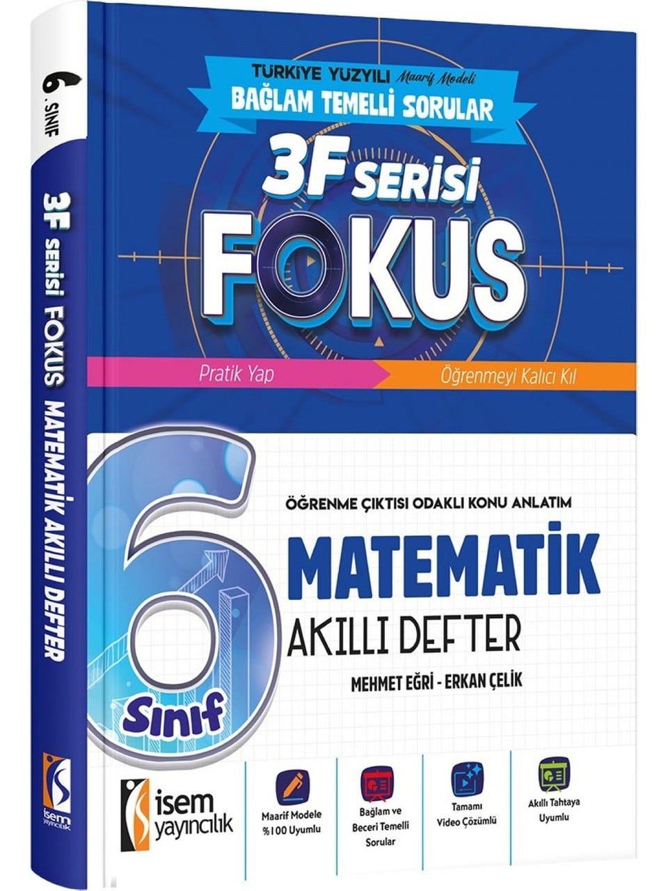 İsem Yayınları 6.Sınıf Fokus Matematik Akıllı Defter