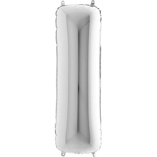 Kikajoy Harf Folyo Balon 40’’ Gümüş ( I )
