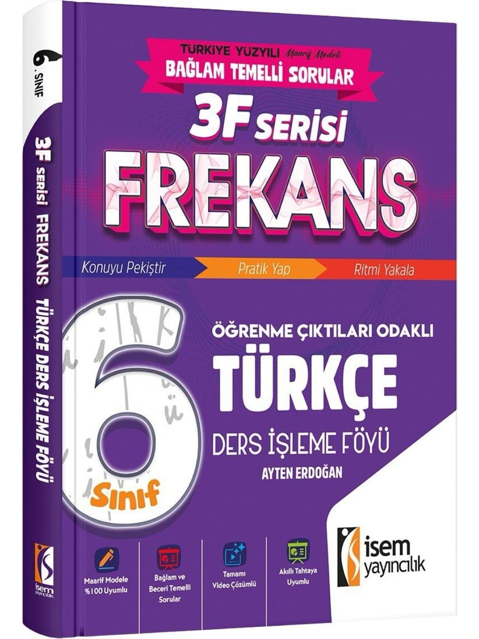 İsem Yayınları 6.Sınıf Frekans Türkçe Ders İşleme Föyü
