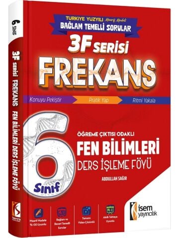 İsem Yayınları 6.Sınıf Frekans Fen Bilimleri Ders İşleme Föyü