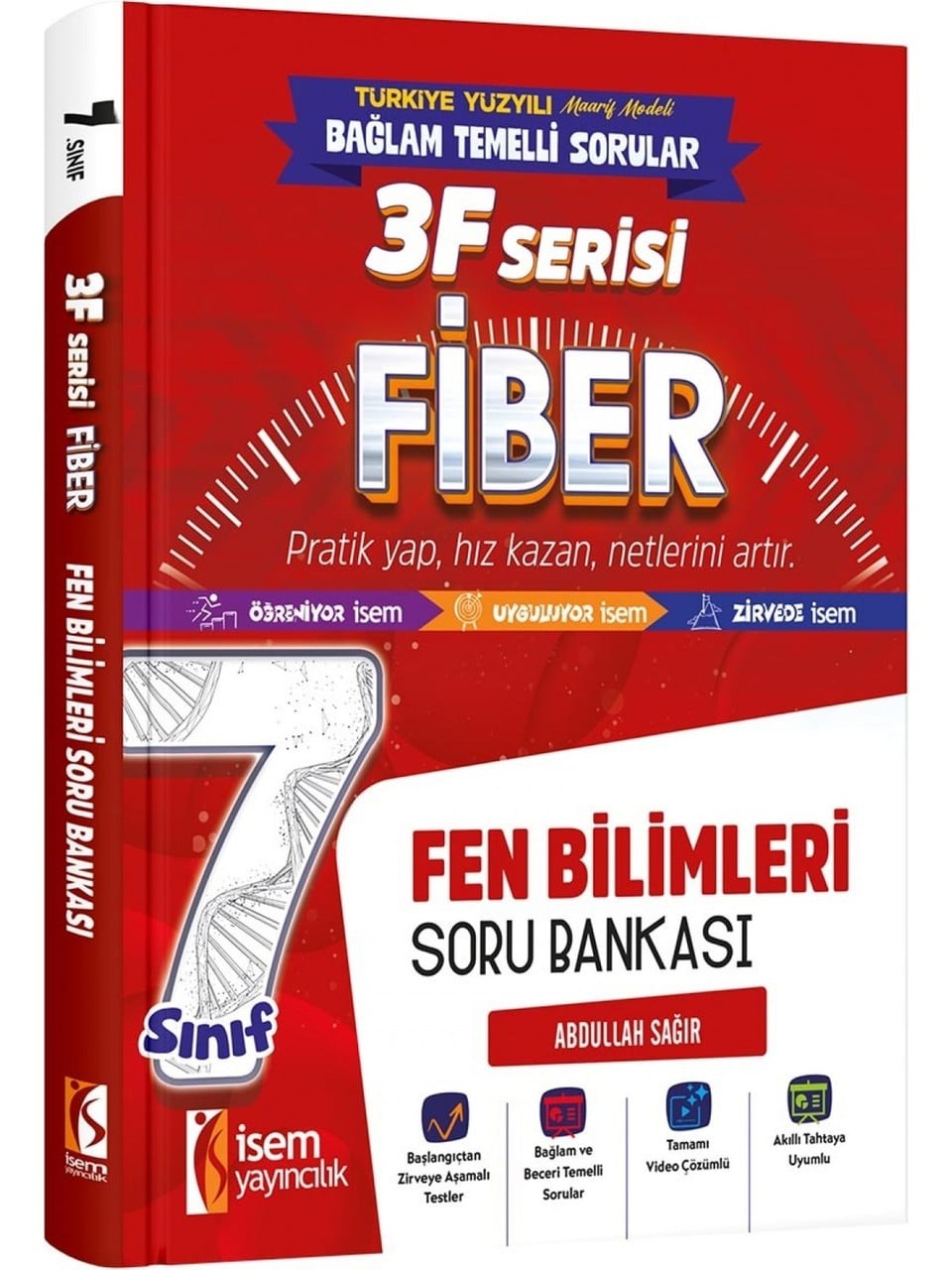 İsem Yayınları 7.Sınıf Fiber Fen Bilimleri Soru Bankası