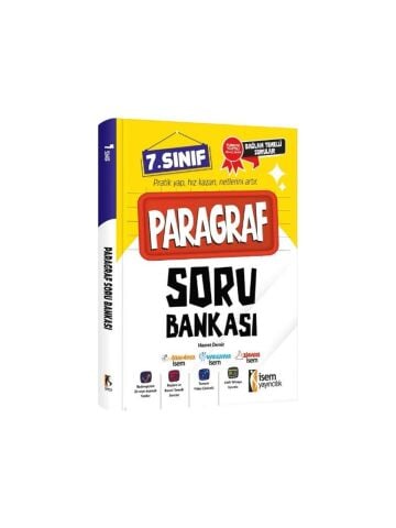 İsem Yayınları 7.Sınıf Paragraf Soru Bankası