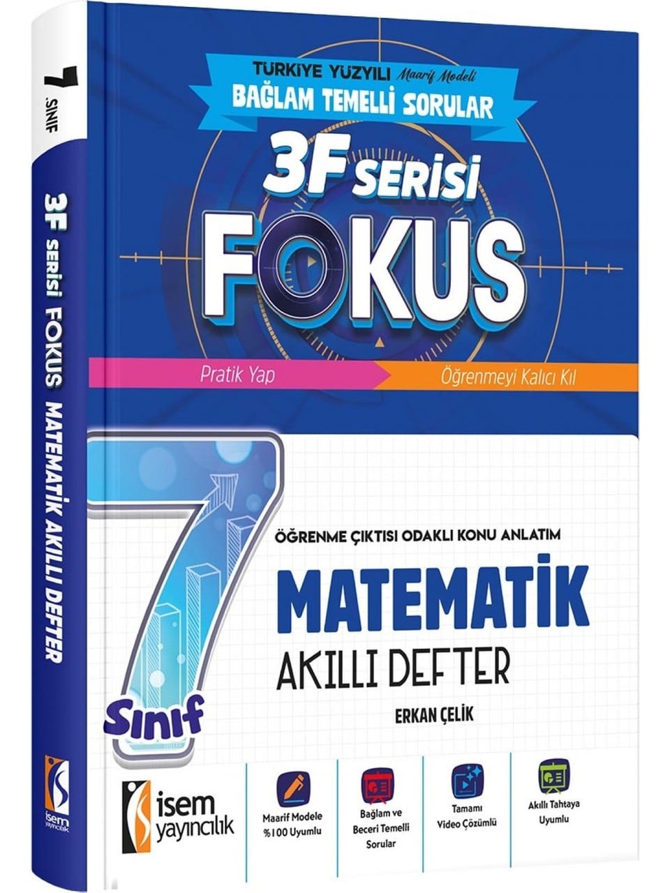 İsem Yayınları 7.Sınıf Fokus Matematik Akıllı Defter