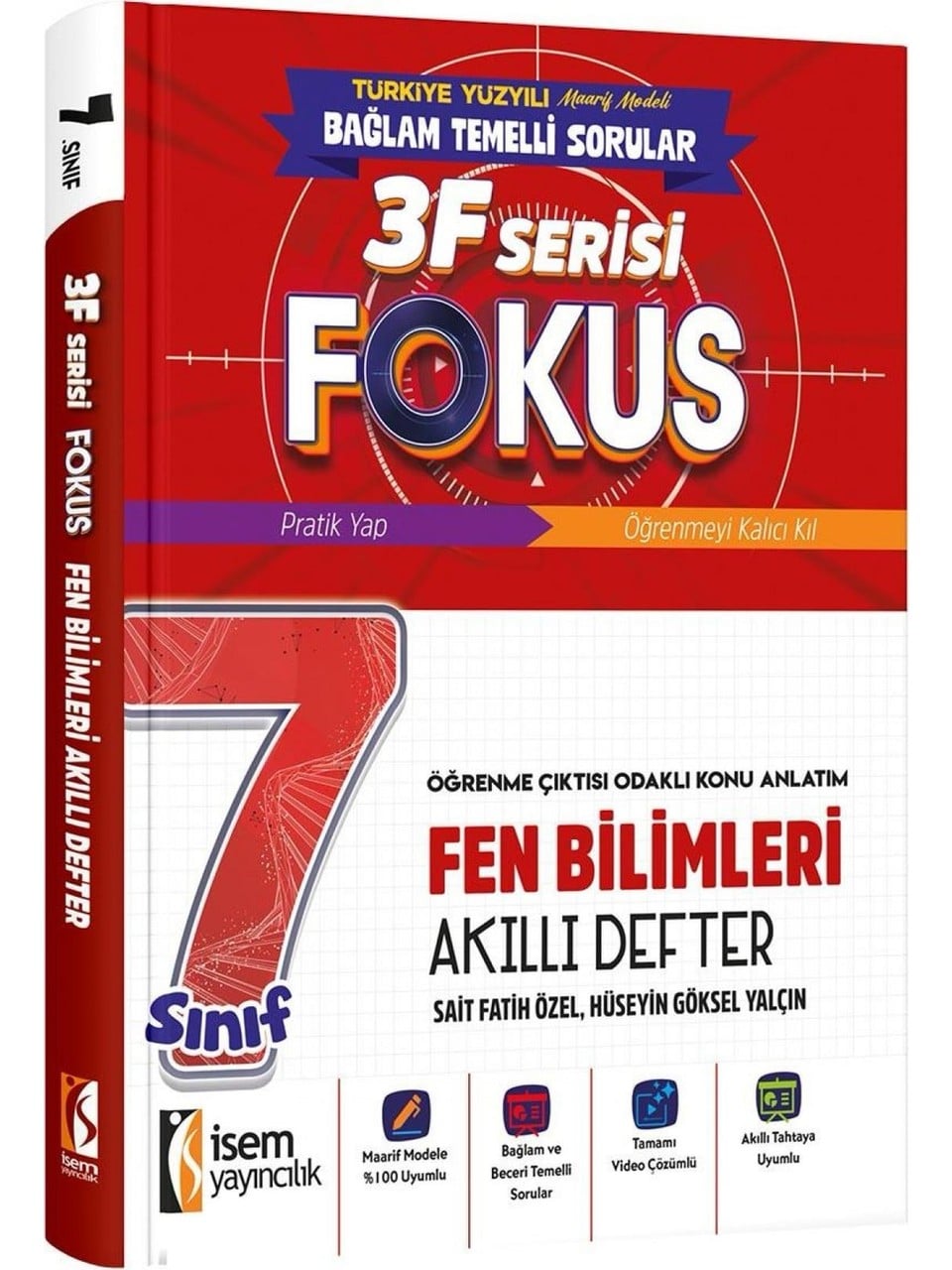 İsem Yayınları 7.Sınıf Fokus Fen Bilimleri Akıllı Defter