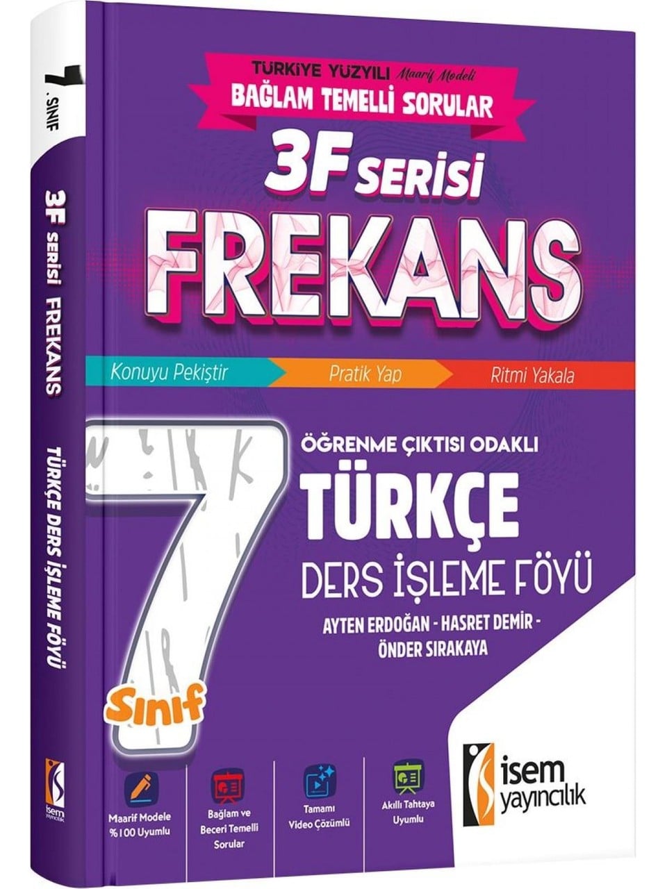 İsem Yayınları 7.Sınıf Frekans Türkçe Ders İşleme Föyü