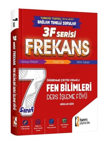 İsem Yayınları 7.Sınıf Frekans Fen Bilimleri Ders İşleme Föyü