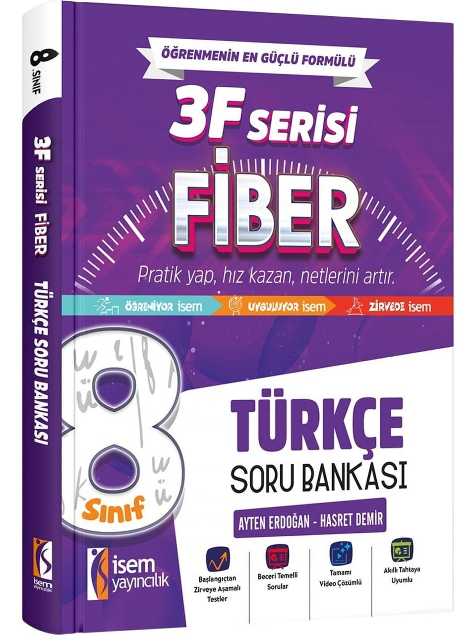 İsem Yayınları 8.Sınıf Fiber Türkçe Soru Bankası