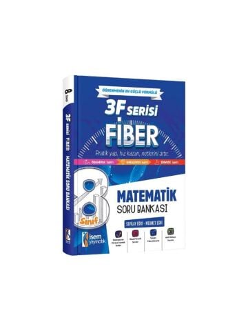 İsem Yayınları 8.Sınıf Fiber Matematik Soru Bankası
